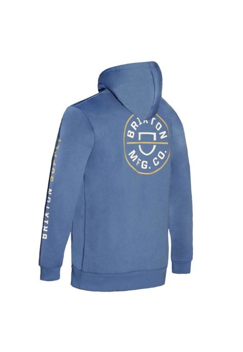 Poleron Men Hoodie Logo Blue-1