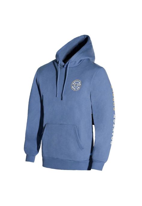Poleron Men Hoodie Logo Blue-2