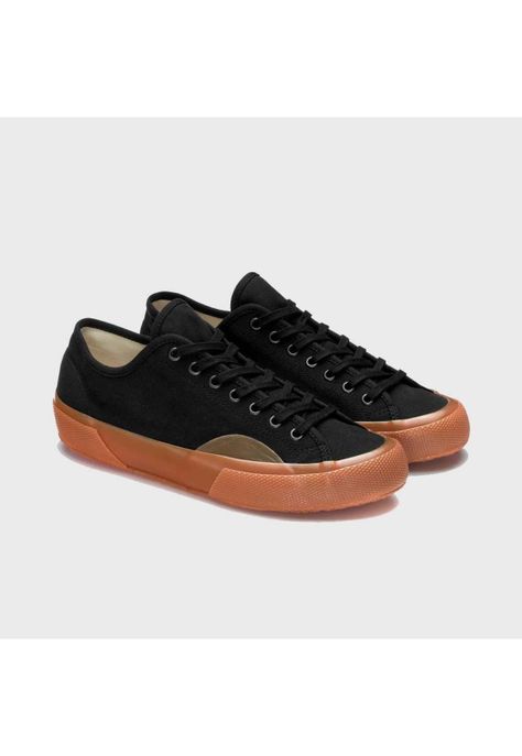 Zapatilla 2431-Deck Canvas Black Gum-1