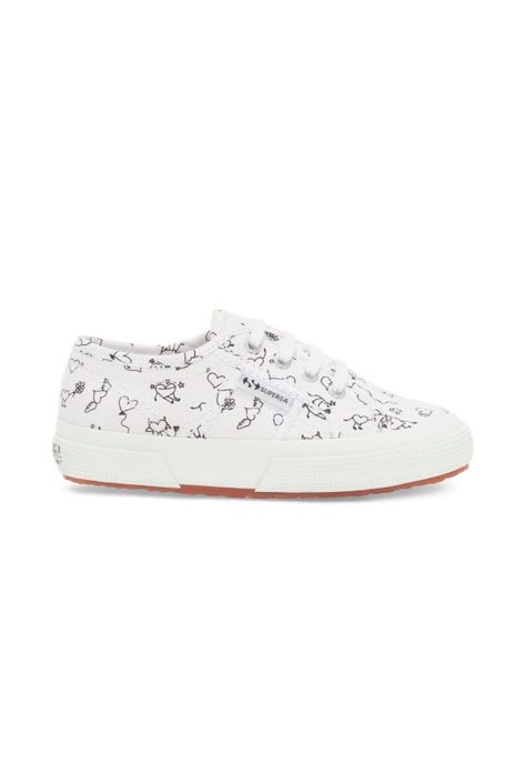 Zapatilla Kids 2750 Moving Heart White Black-0