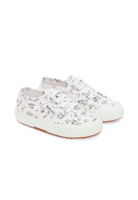 Zapatilla Kids 2750 Moving Heart White Black-1