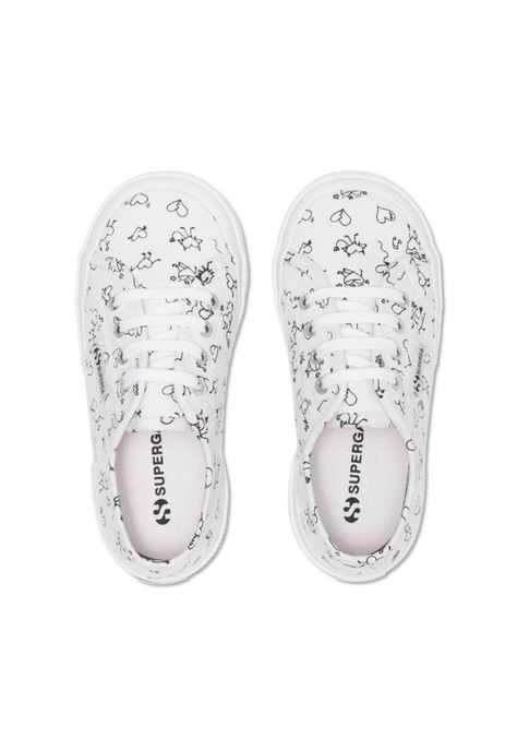 Zapatilla Kids 2750 Moving Heart White Black-3