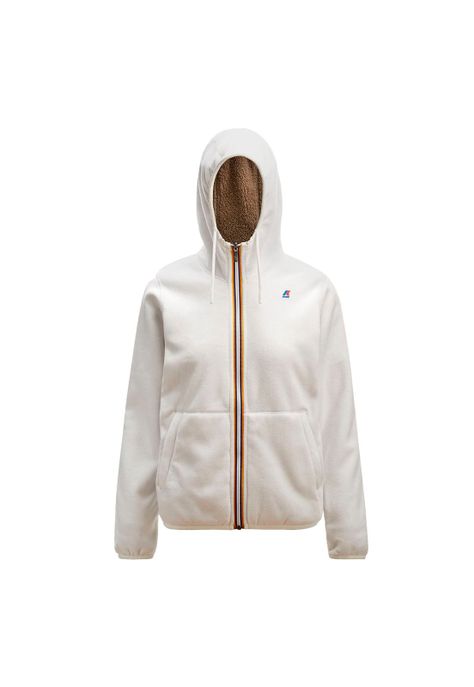 Polerón Lily Polar Reversible White Milk Beige Taupe-0