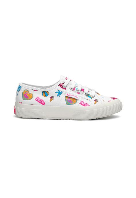 Barbie x Superga 2750 Zapatilla White Summer Print-0