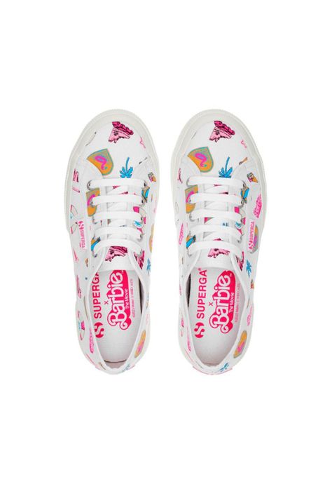 Barbie x Superga 2750 Zapatilla White Summer Print-3