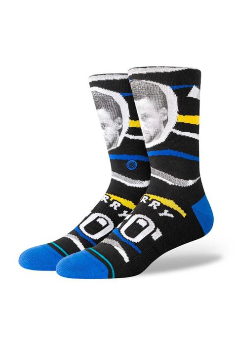 Stance Sock Men NBA Faxed Curry Black-0