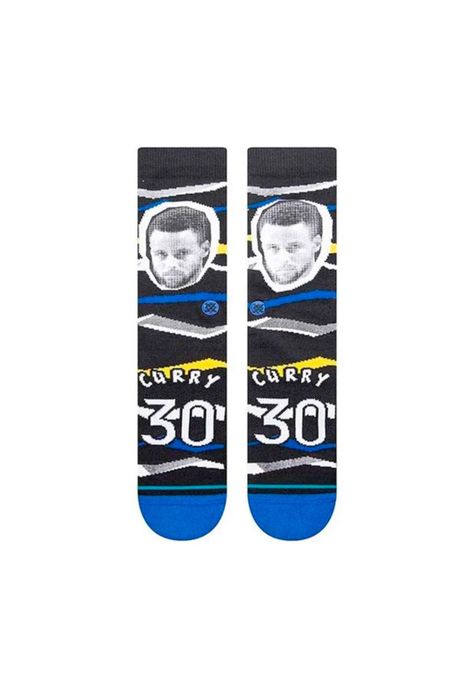 Stance Sock Men NBA Faxed Curry Black-1
