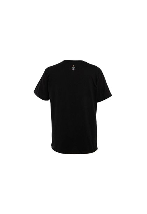 Polera Colo Colo Urbano Negra Escudo Gris-2