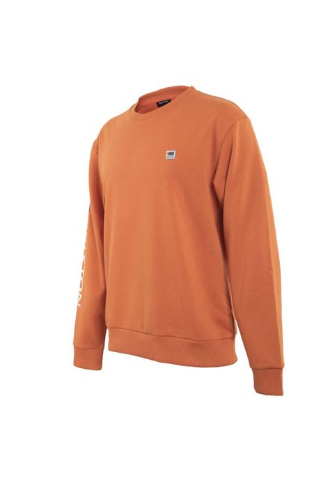 Poleron Men Crew Basic Orange-3