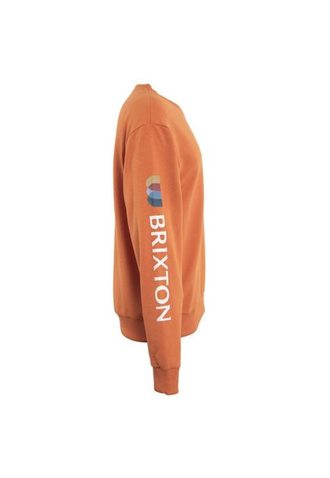 Poleron Men Crew Basic Orange-1