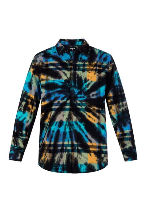 Camisa Portland Tiedye Aqua Black-0