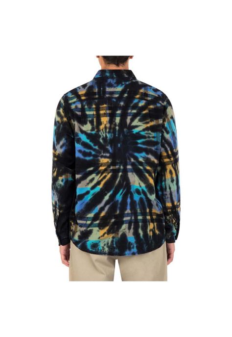 Camisa Portland Tiedye Aqua Black-4
