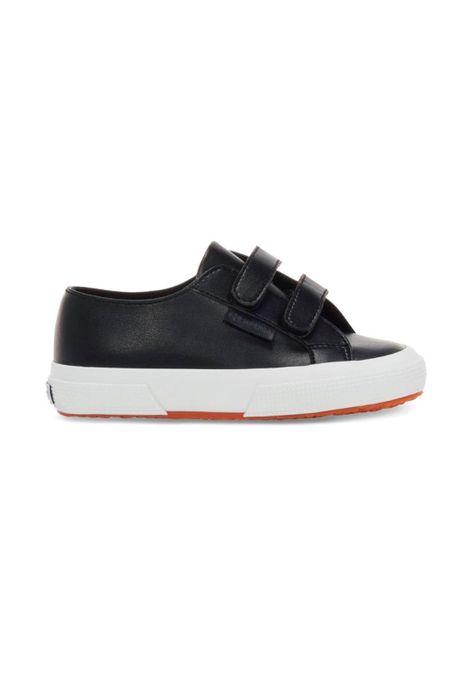 Zapatilla Kids 2750 Vegan Faux Leather Black White-0