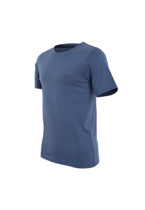 Polera Kids Palm Blue Burgundy-1