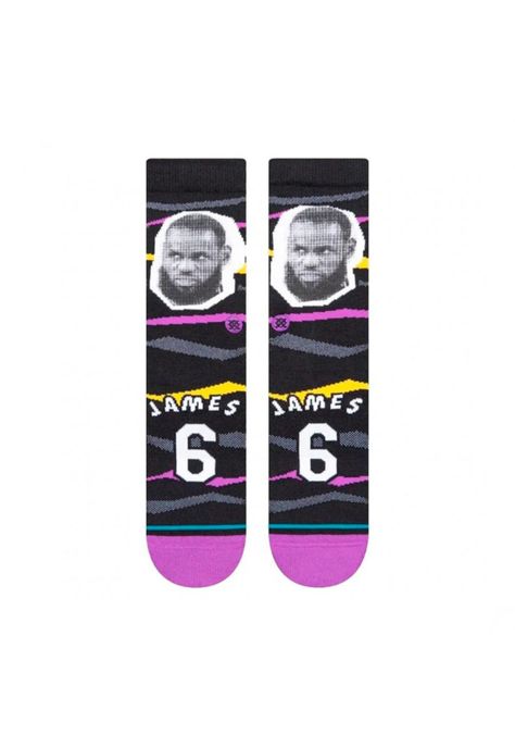 Stance Sock Men NBA Faxed Lebron Black-1