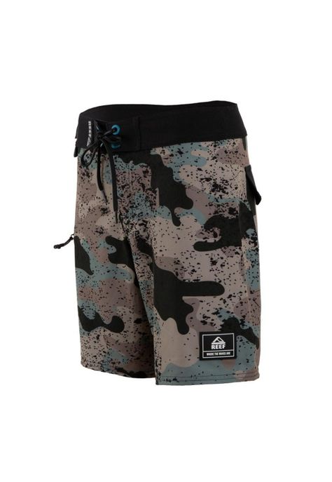 Traje de Baño Kids Camo Black Green Brown-1
