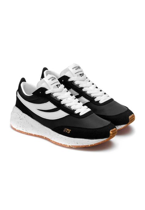 Zapatilla 9TS Vegan Training Black White Brown-1