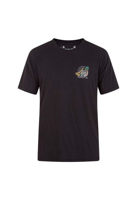 Polera Everyday Washed Still Life Black Hurley-0