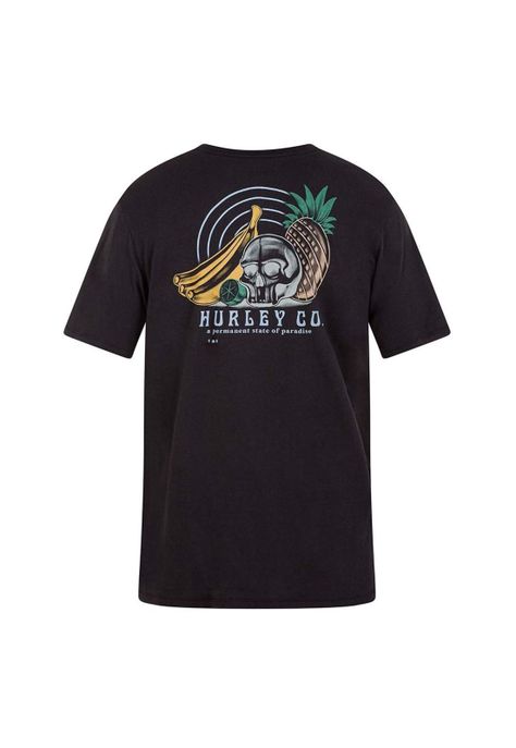Polera Everyday Washed Still Life Black Hurley-1
