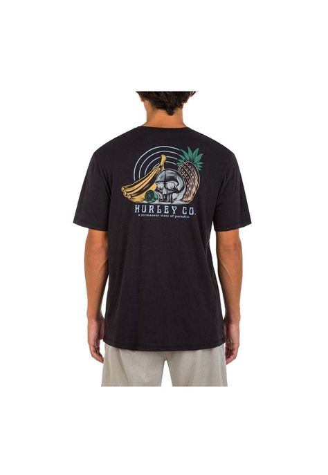 Polera Everyday Washed Still Life Black Hurley-3