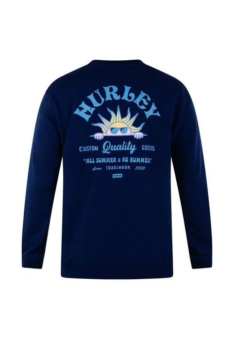 Polerón Men Crew No Bummers Fleece Night Forever-1