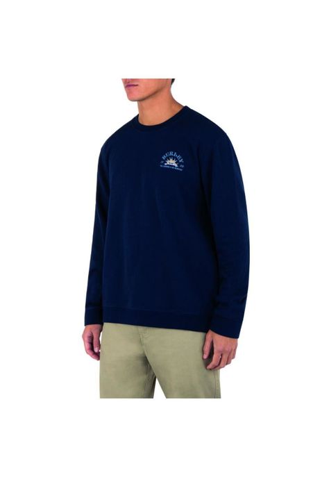 Polerón Men Crew No Bummers Fleece Night Forever-2