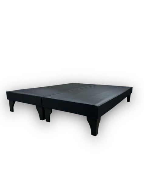 Base de cama 2 plazas europea negro-2