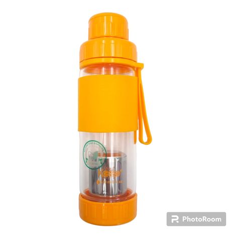 Botella Infusora de Vidrio Amarillo Keep-0