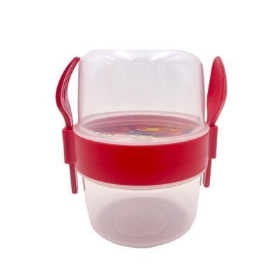 Envase Contenedor de Cereal Rojo 800 ml Titiz-1