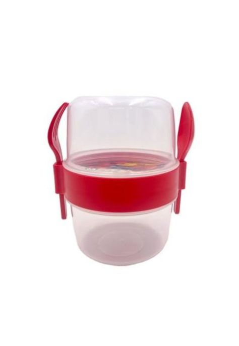 Envase Contenedor de Cereal Rojo 800 ml Titiz-0
