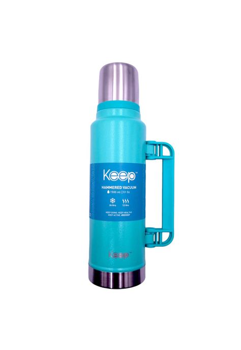 TERMO HAMMERED 1.5LTS TURQUEZA KEEP-0