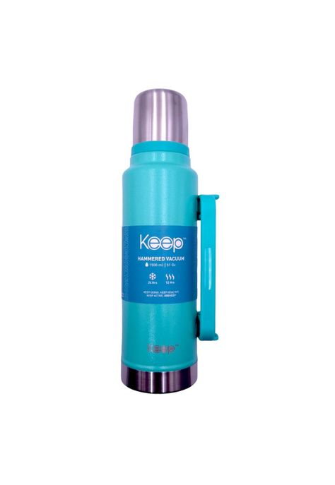 TERMO HAMMERED 1.5LTS TURQUEZA KEEP-1