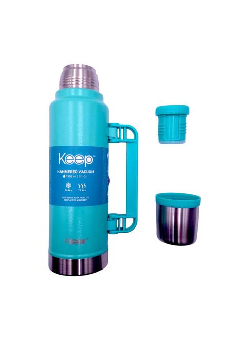 TERMO HAMMERED 1.5LTS TURQUEZA KEEP-2