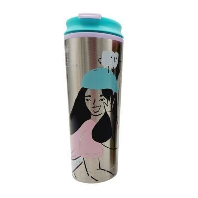 Mug Metálico Turquesa 400 ml Diseño Bia Disney-0