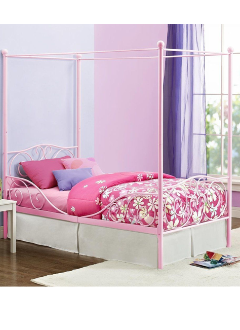 Cama Princess Vintage Rosada-2