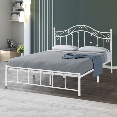 Cama hierro forjado Amadeus Blanca 1 1/2-2