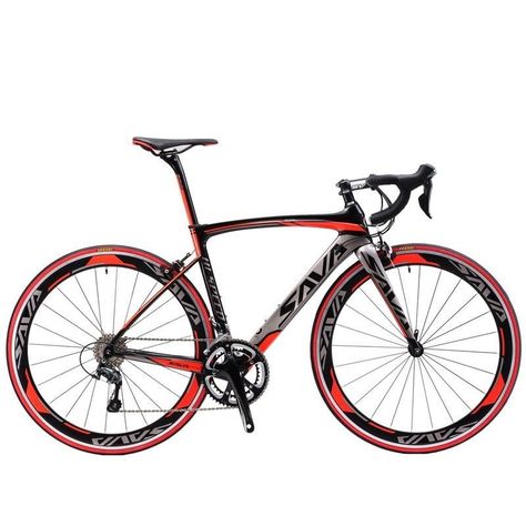 Bicicleta Ruta Sava Carbono Wind Of war 2 18S R3000 Black red-0