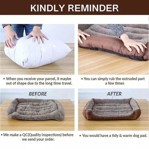 Cama Ultrasuave para Mascotas Perro Gato Talla M 54cm X 42cm-6