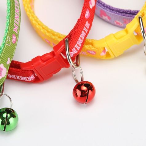 Collar Con Cascabel Anti Ahorque Para Mascotas Gatos Perro-4