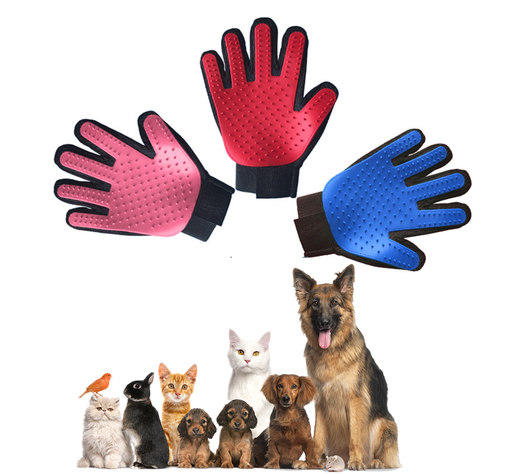 Guante Rojo Saca Pelos Pelusas Mascotas Perros Y Gatos-1