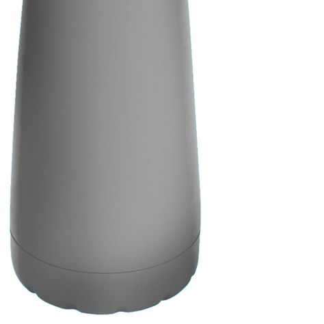 Botella térmica de acero inoxidable plateado-4