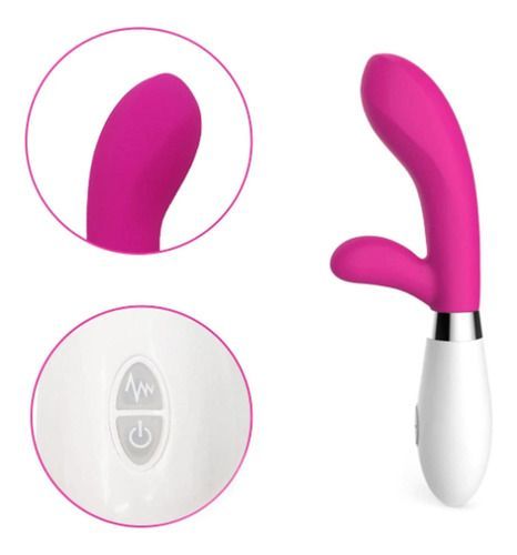 Vibrador consolador de silicona perfect love g spot rosa-3