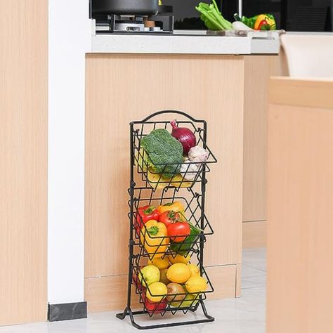 Organizador de cocina 3  niveles metálico-3