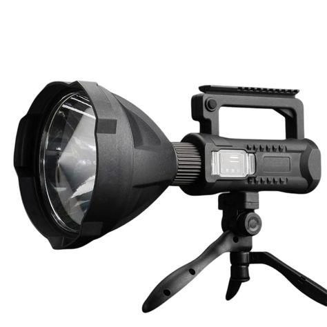 Linterna Led Largo Alcance 600 Metros Usb Trípode-1