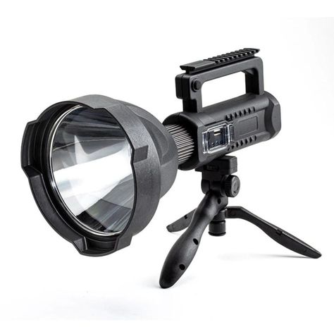 Linterna Led Largo Alcance 600 Metros Usb Trípode-2