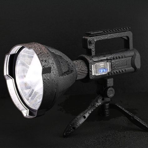 Linterna Led Largo Alcance 600 Metros Usb Trípode-3