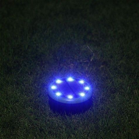 Set 4 focos led carga solar para jardín con estaca-4