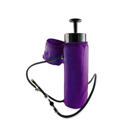 Botella deportiva con pulverizador de agua morado-0