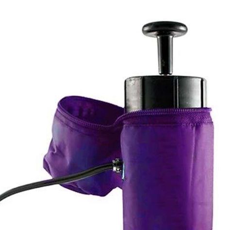 Botella deportiva con pulverizador de agua morado-1