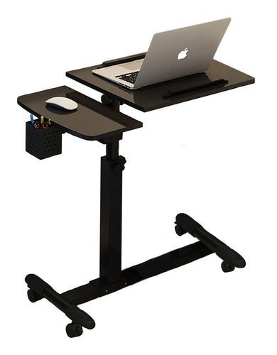 Multimesa ajustable con ventilador para notebook negra-3